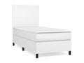White Faux Leather Mattress, 90 x 200 cm