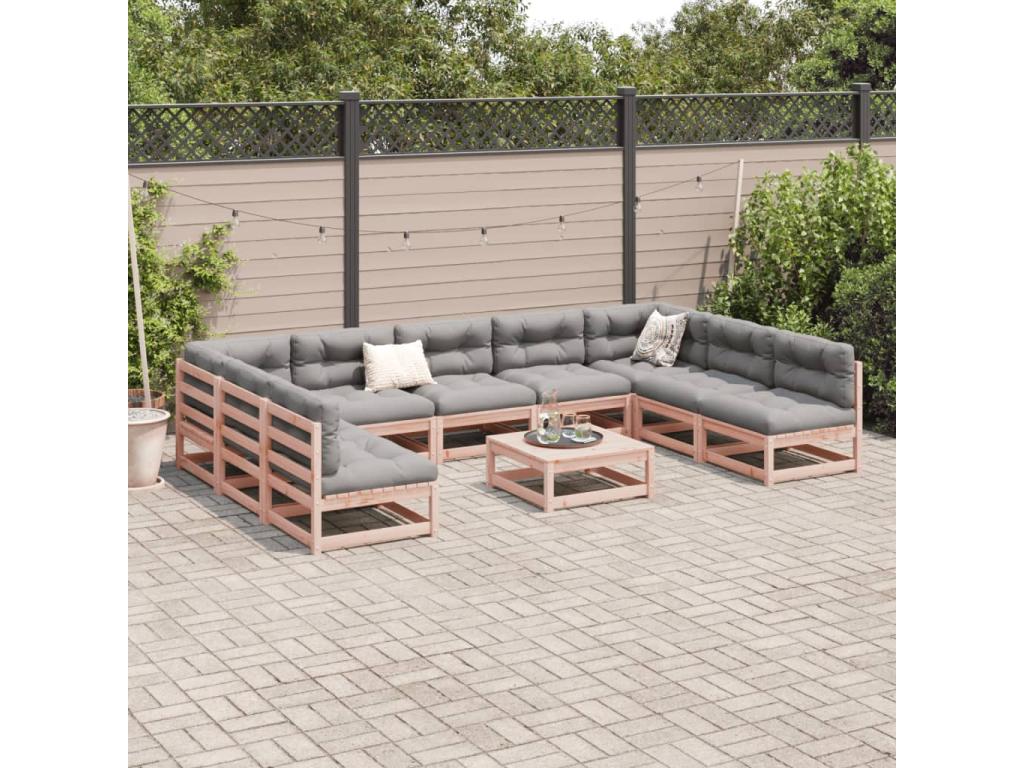 Natural Solid Wood Outdoor Furniture Set
