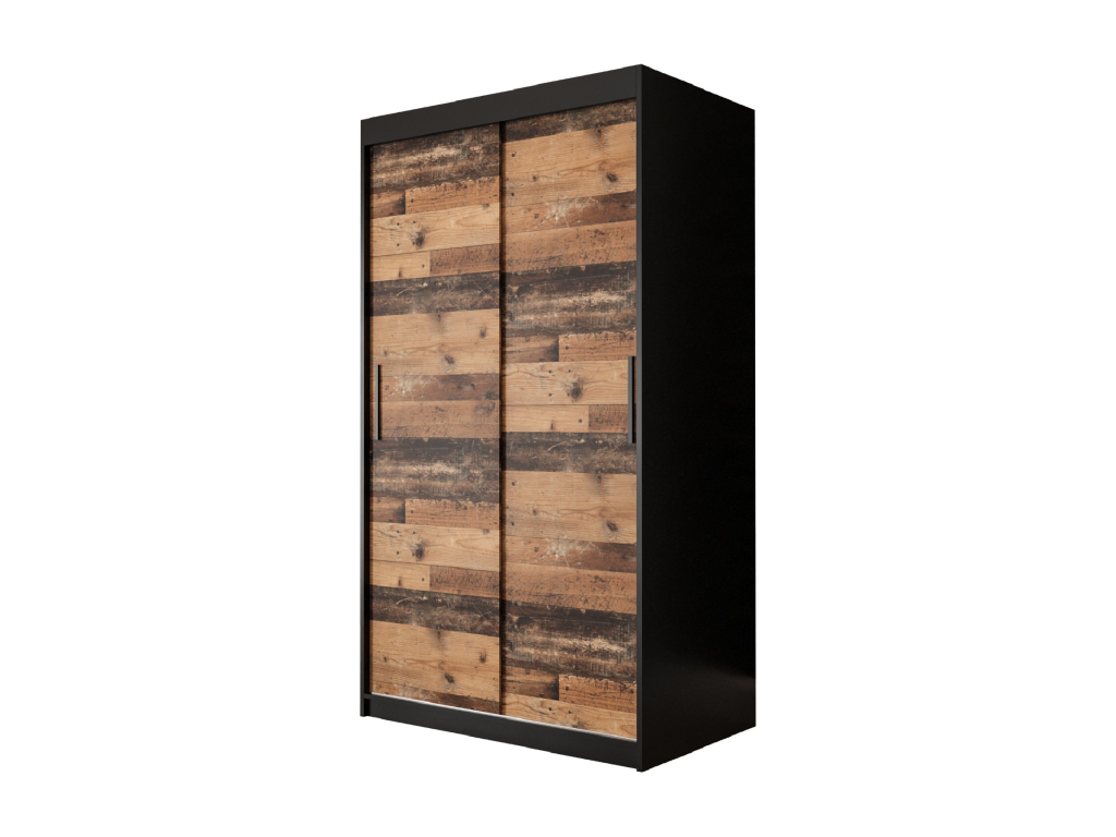 Black Wardrobe, 100 x 62 x 200 cm
