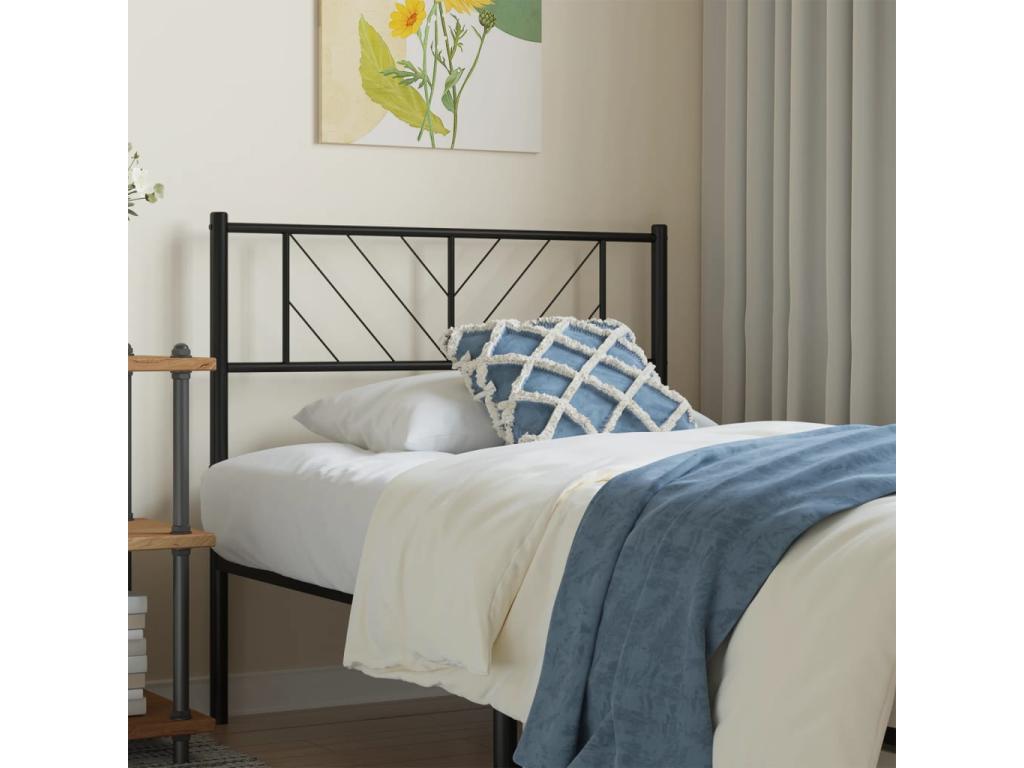 Black Metal Bed - dlz1766575366856