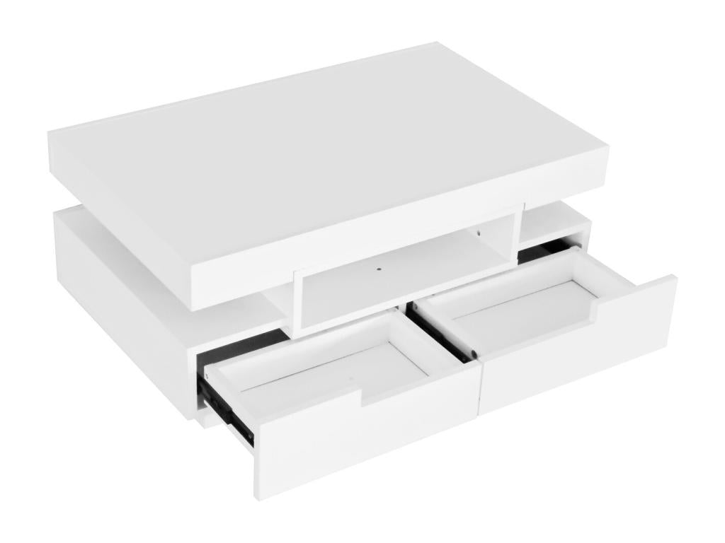 White Coffee Table, 80 x 50 x 36 cm