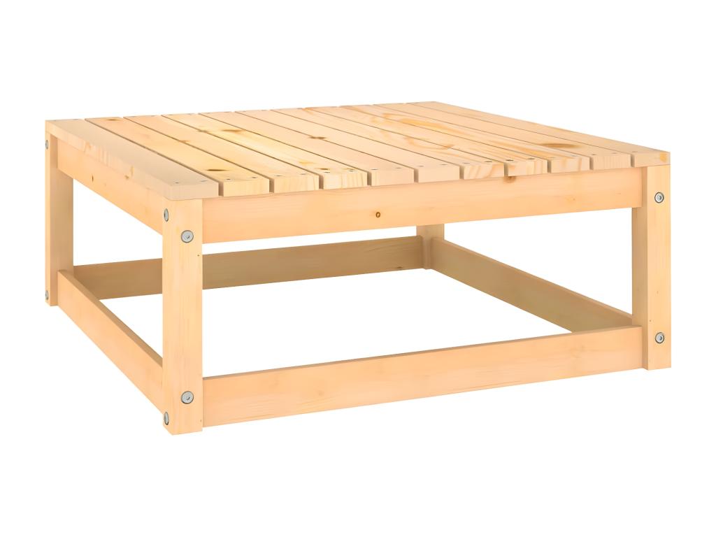 Gray Pine Wood Outdoor Furniture Set - dlz1766575336489