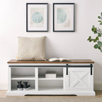 Middlebrook 48-inch Sliding Barn Door Bench