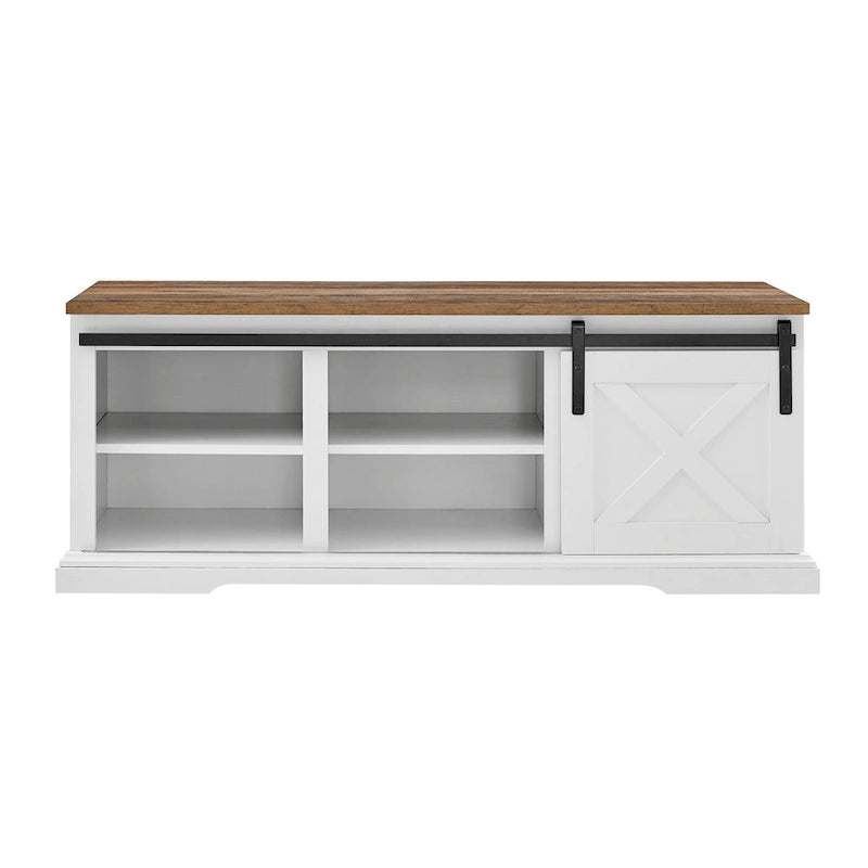 Middlebrook 48-inch Sliding Barn Door Bench
