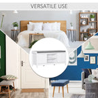 Entryway Shoe Bench Storage Ottoman with Sliding Doors, Adjustable Shelving, 6 Compartments, and Padded Seat, Holds 10 Pairs