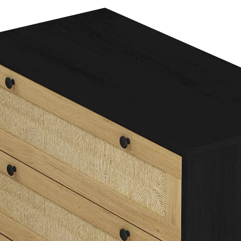 Brooklyn Woven 3-Drawer Storage Cabinet Set(set of 2)