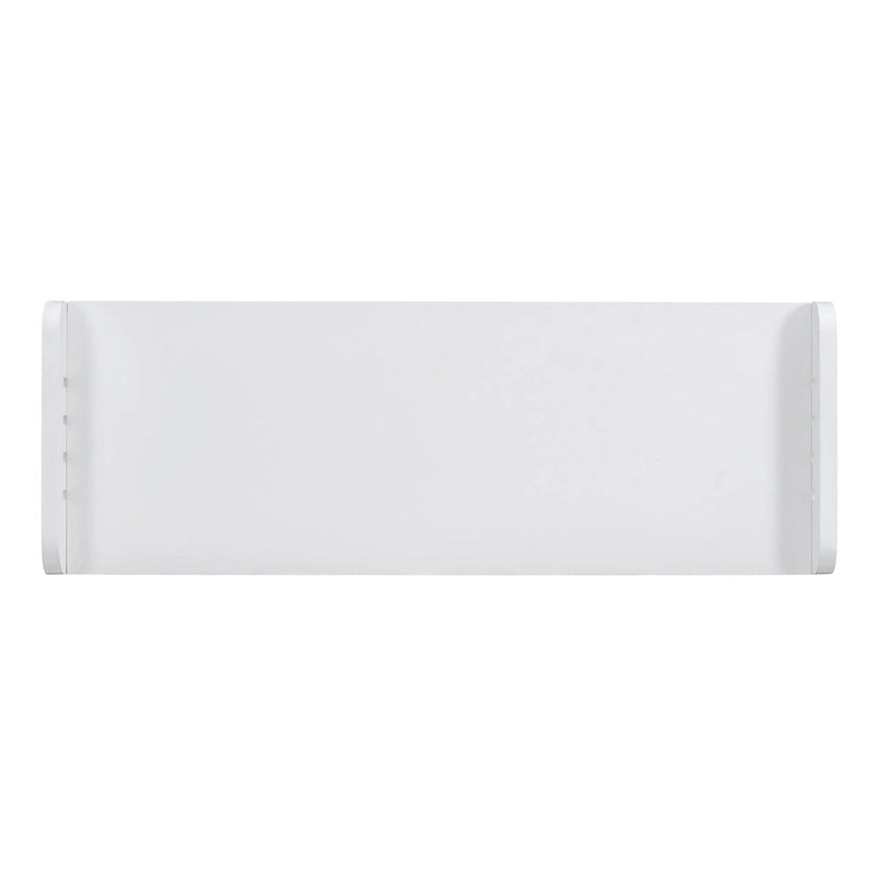 Rustic Storage Bench with 2 Drawers, Hidden Storage Space, and 3 False Drawers at the Top