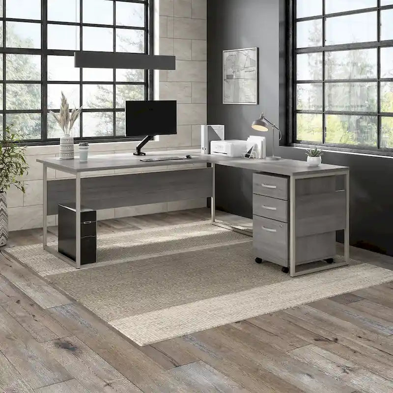 Adjustable Monitor Arm with USB Port by Bush Business Furniture