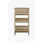 Rattan 3 Door Shoe Rack
