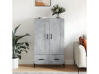 Gray Engineered Wood Sideboard, 69.5 x 31 x 115 cm