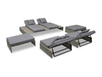Gray Woven Resin Wicker Outdoor Furniture Set - dlz1766575635562