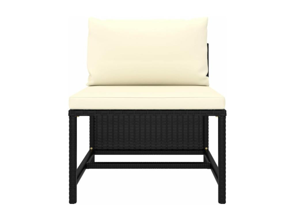 Black Woven Resin Wicker Outdoor Furniture Set - dlz1766575411791