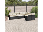 Black Woven Resin Wicker Outdoor Furniture Set - dlz1766575091882