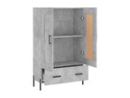 Gray Engineered Wood Sideboard, 69.5 x 31 x 115 cm