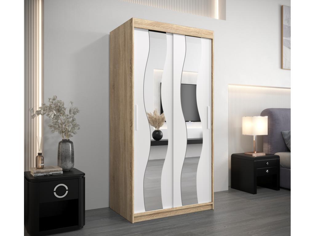 White Wardrobe, 100 x 62 x 200 cm