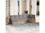 Beige Woven Resin Wicker Outdoor Furniture Set - dlz1766575188670