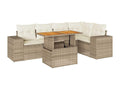 Beige Woven Resin Wicker Outdoor Furniture Set - dlz1766575615161