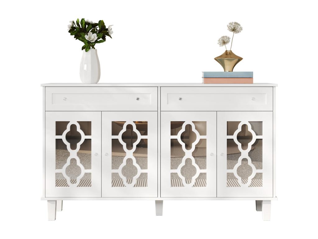 White Sideboard, 140 x 40 x 83 cm