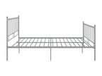 Gray Metal Bed Frame, 180 x 200 cm