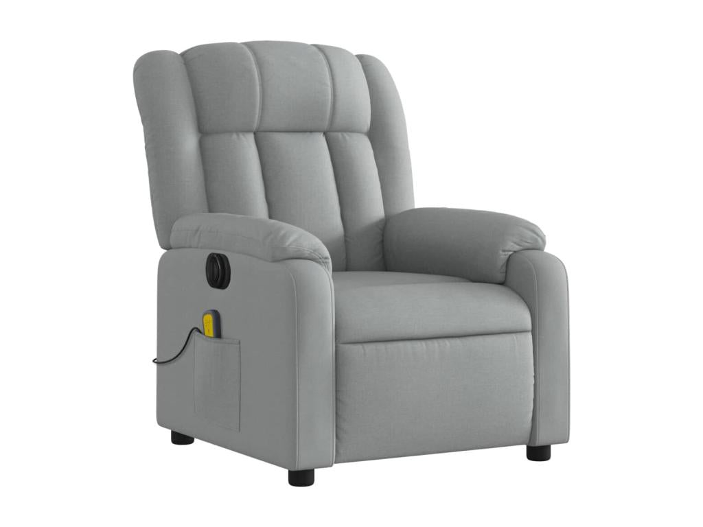 Gray Fabric Accent Chair
