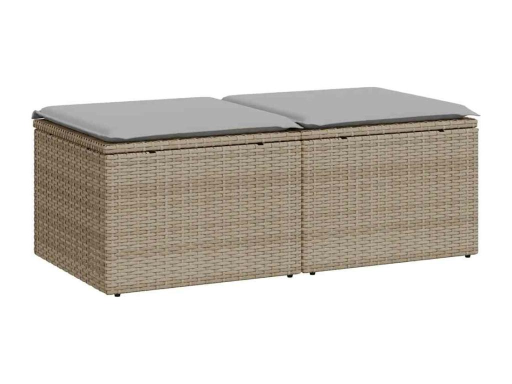Beige Woven Resin Wicker Outdoor Furniture Set - dlz1766575254793