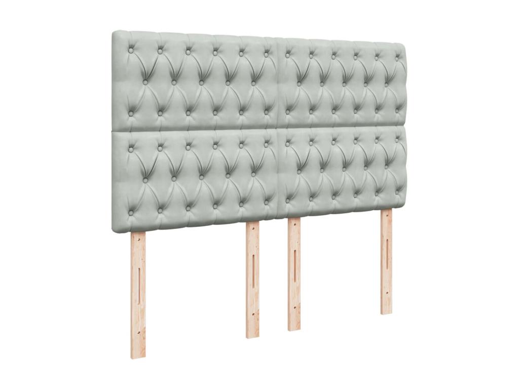 Gray Velvet Mattress, 160 x 200 cm - dlz1766575296165