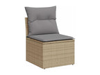 Beige Woven Resin Wicker Outdoor Furniture Set - dlz1766575419316