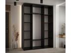 Black Wardrobe, 180 x 45 x 205.2 cm