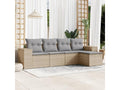 Beige Woven Resin Wicker Outdoor Furniture Set - dlz1766575329234