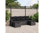 Black Woven Resin Wicker Outdoor Furniture Set - dlz1766575537181