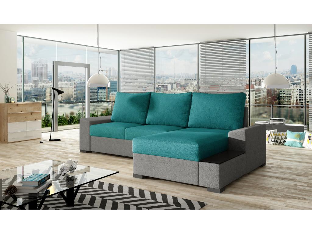 Gray Fabric Sofa Bed