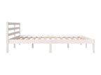 White Pine Wood Bed Frame, 180 x 200 cm
