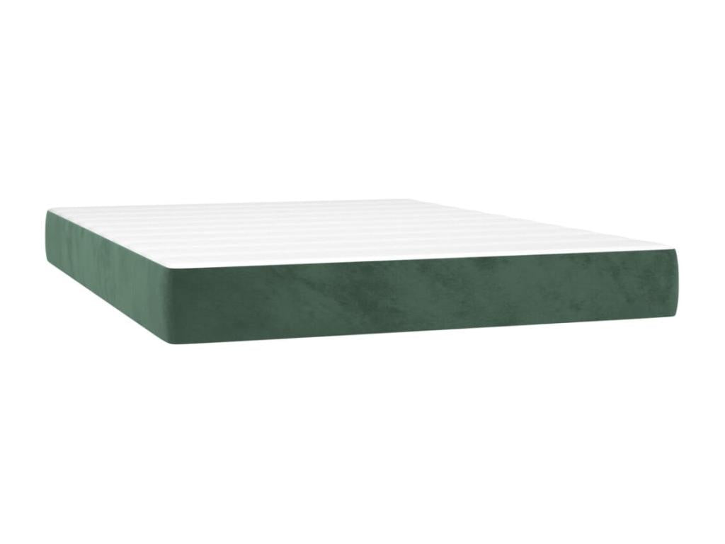 Green Velvet Mattress, 140 x 190 cm