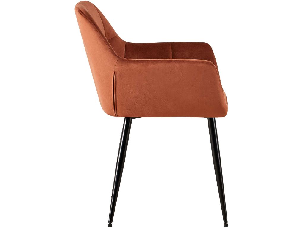 Brown Velvet Chair