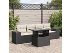 Black Woven Resin Wicker Outdoor Furniture Set - dlz1766575131972