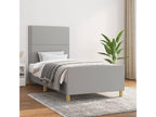 Gray Fabric Bed Frame, 80 x 200 cm - dlz1766575525404