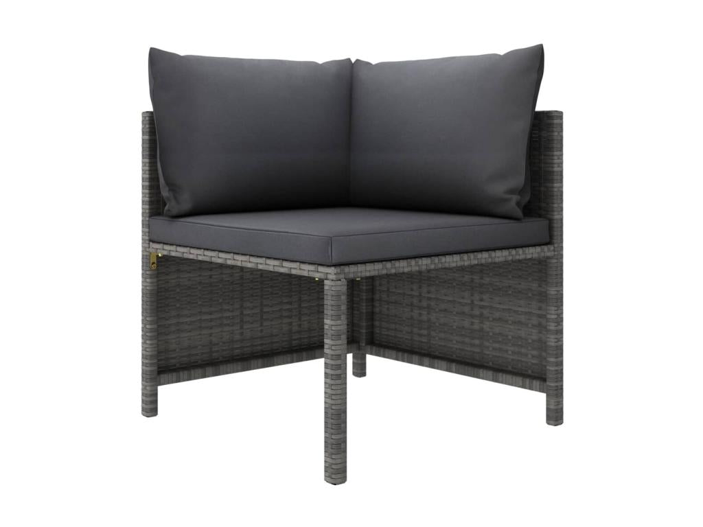 Gray Woven Resin Wicker Outdoor Furniture Set - dlz1766575306348