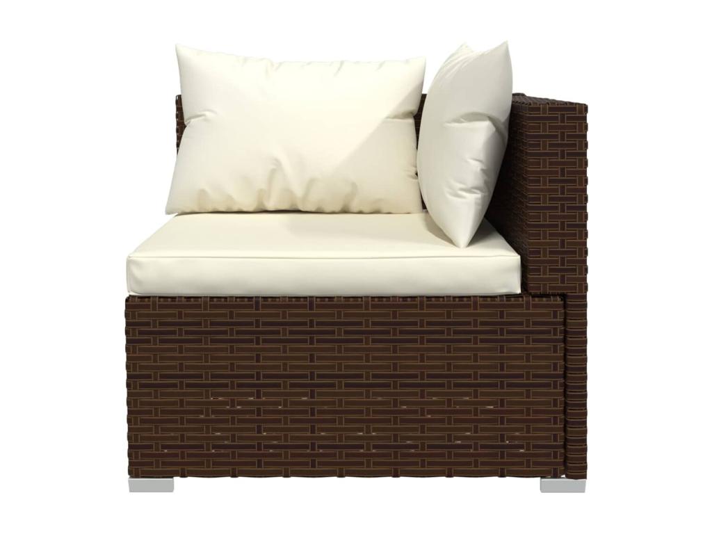 Brown Woven Resin Wicker Outdoor Furniture Set - dlz1766575620466