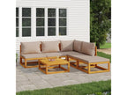 Brown Solid Wood Outdoor Furniture Set - dlz1766575387892