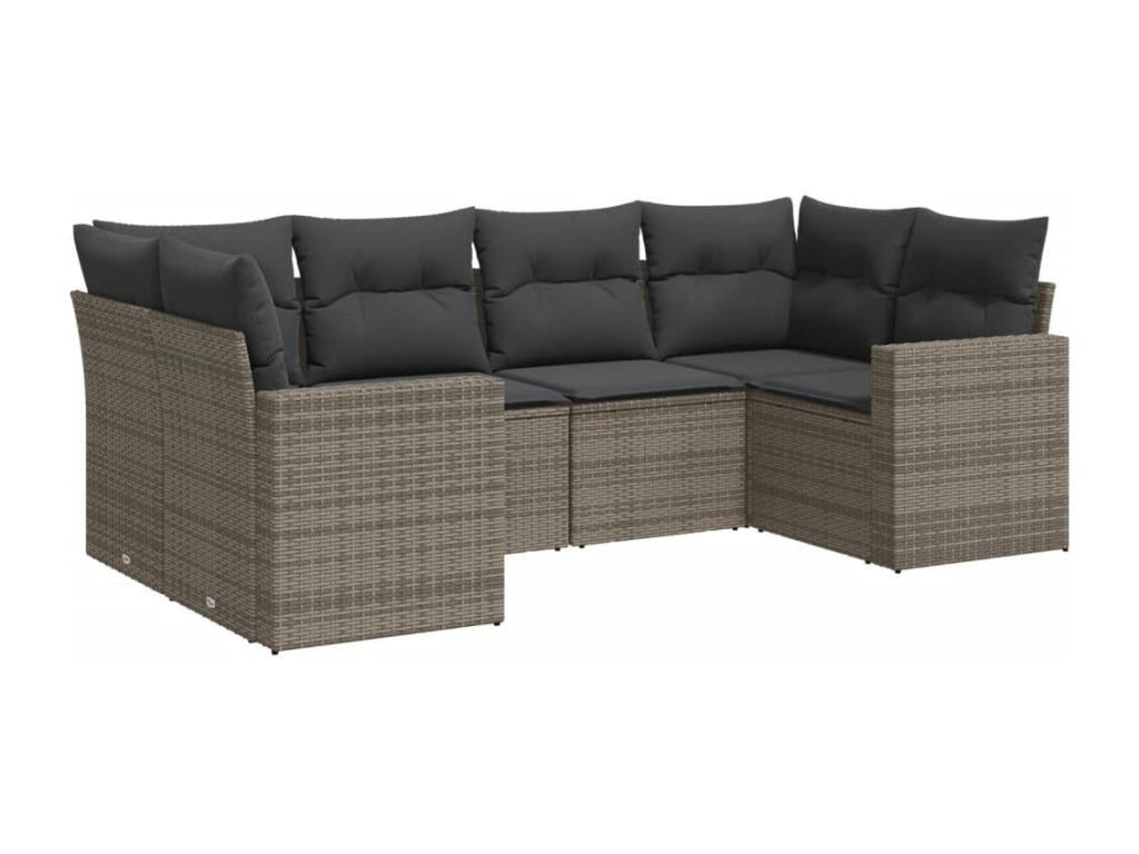 Gray Woven Resin Wicker Outdoor Furniture Set - dlz1766575109034