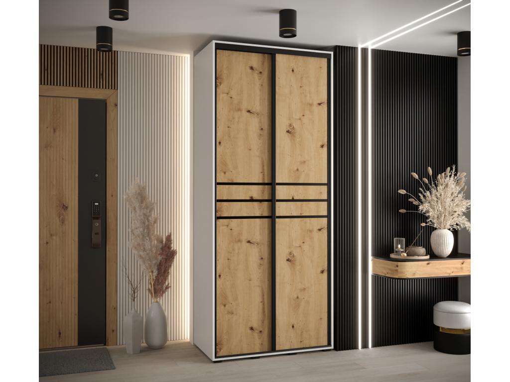 Black Wardrobe, 100 x 60 x 235.2 cm