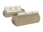 Beige Woven Resin Wicker Outdoor Furniture Set - dlz1766575148874