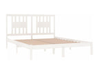 White Pine Wood Bed Frame, 160 x 200 cm