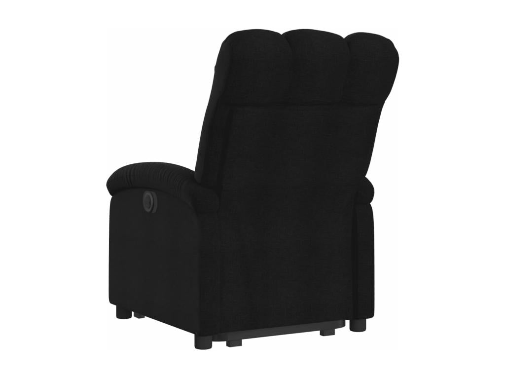 Black Fabric Accent Chair