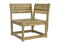 Brown Pine Wood Outdoor Furniture Set - dlz1766575153048