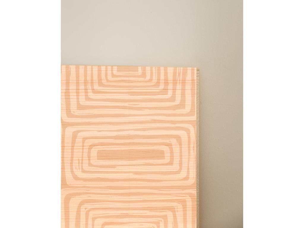 Pine Wood Bed, 130 x 80 cm