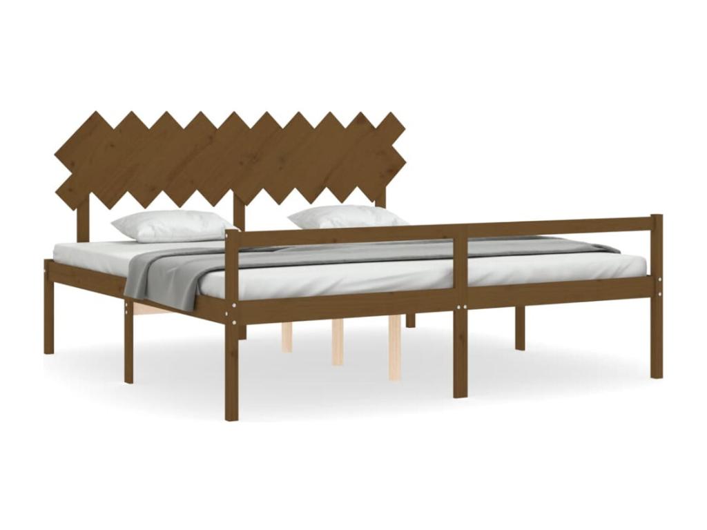Brown Solid Wood Mattress, 200 x 200 cm