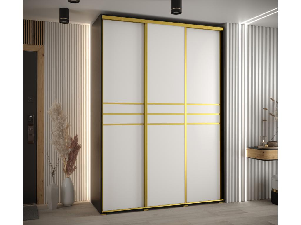 Black Wardrobe, 180 x 45 x 235.2 cm
