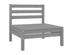 Gray Pine Wood Outdoor Furniture Set - dlz1766575081258