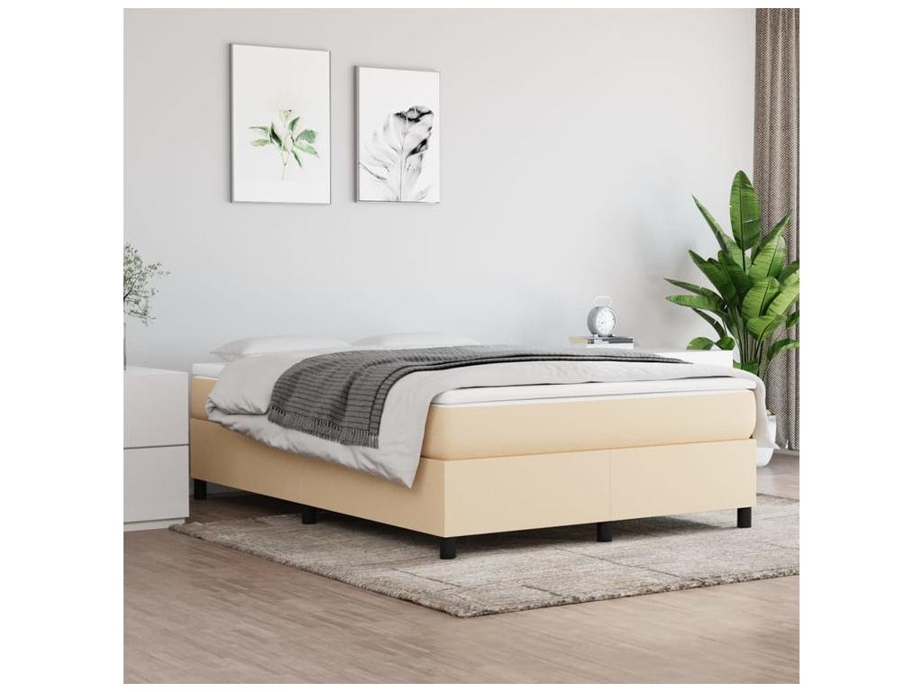 White Fabric Mattress, 140 x 190 cm